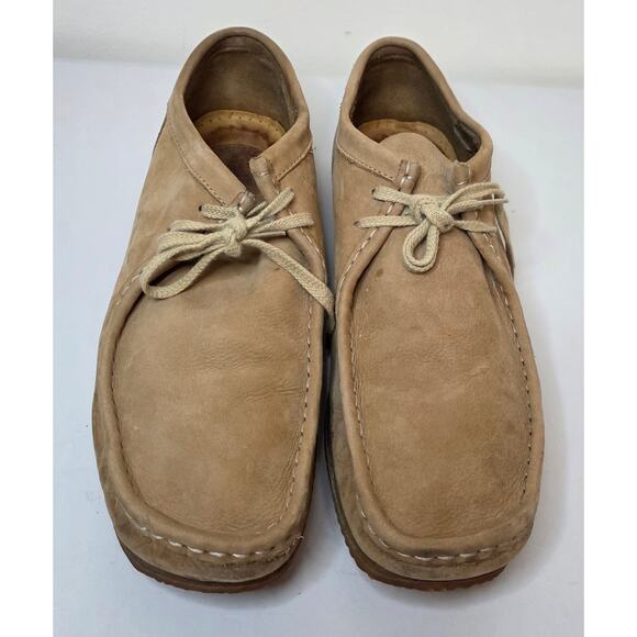 Clarks Other - Clarks Men Wallabee Tan Suede Lace-up Shoe - Size 13